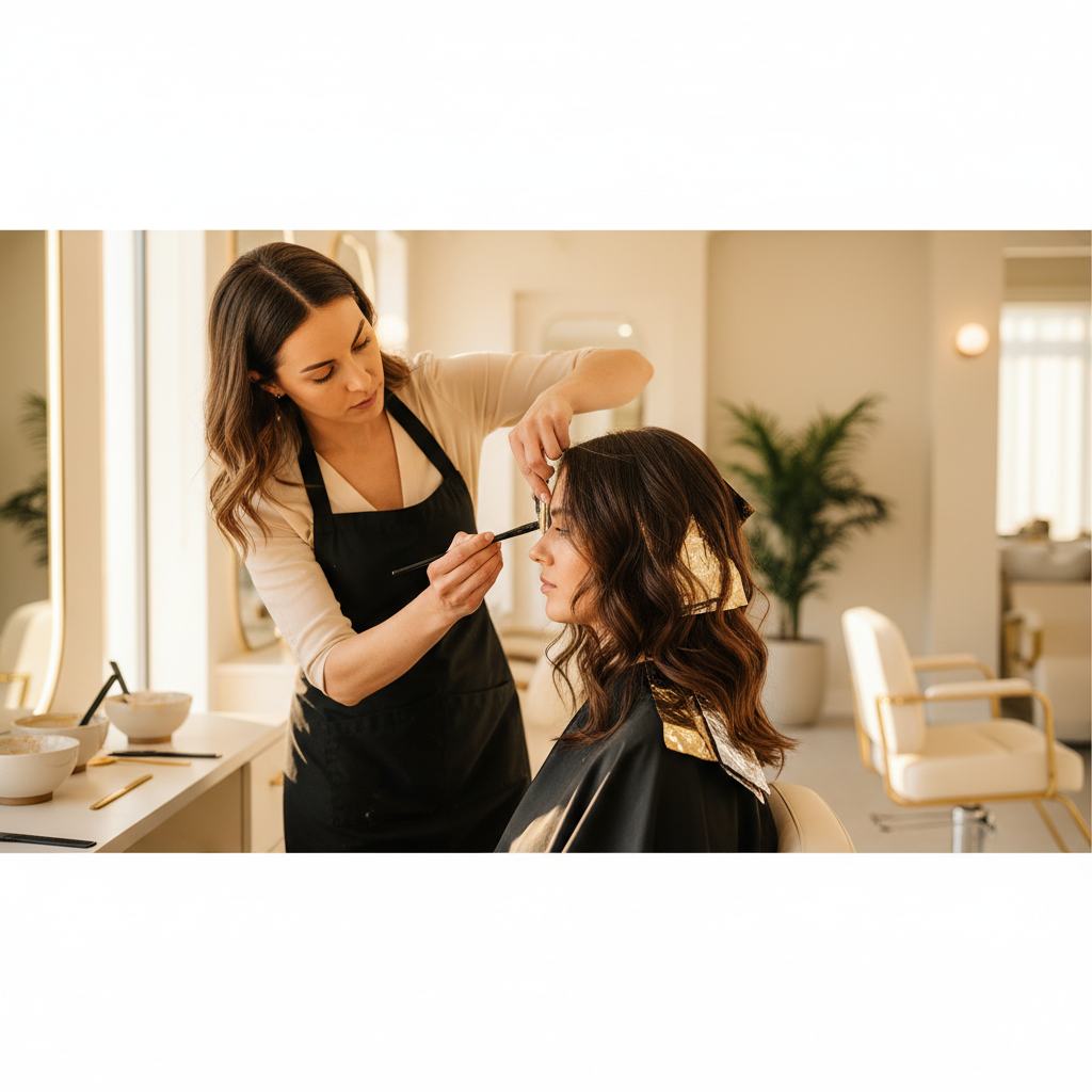 Halo highlights: mechas que iluminan y enmarcan el rostro