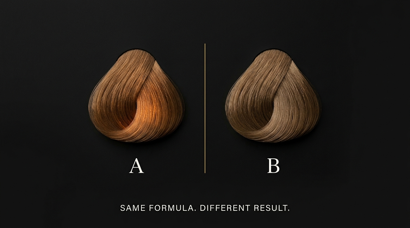 Pigmento cálido residual: por qué la misma fórmula da dos resultados en cabello con histórico de aclarado