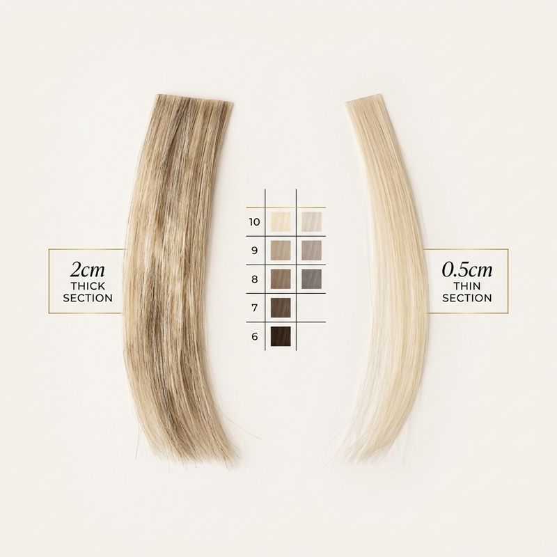 Padrão correto de seccionamento para balayage profissional