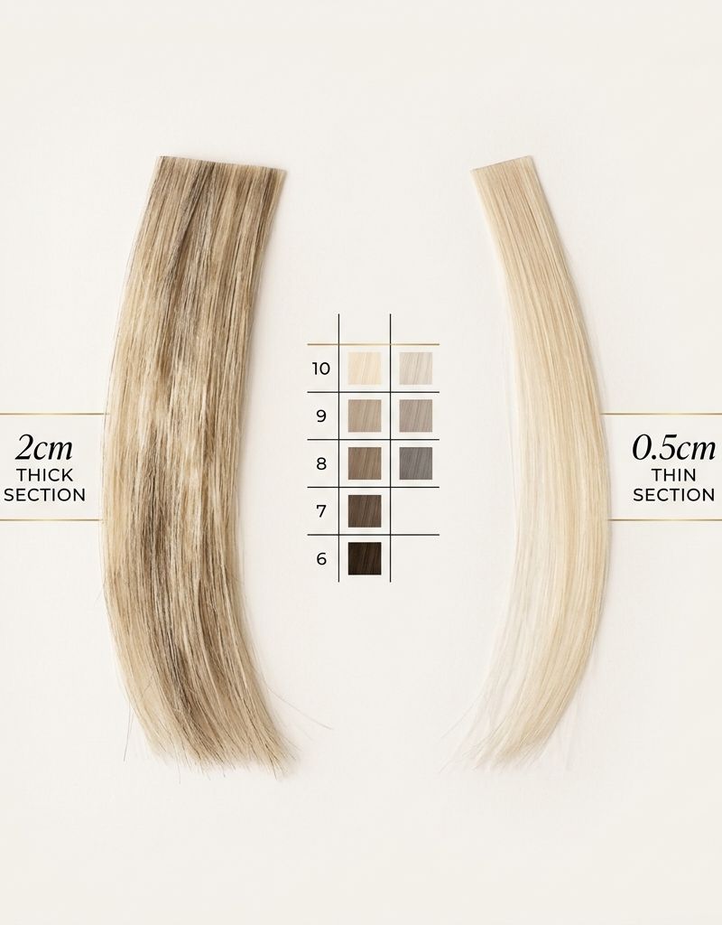 Correct sectioning pattern for professional balayage