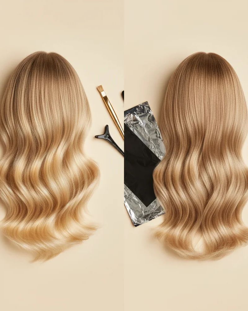 Comparación de resultados: balayage vs mechas tradicionales