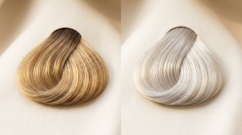 Comparativo de quatro loiros em alta: Boy Blonde, Teddy Bear, Cashmere e Butter Blonde