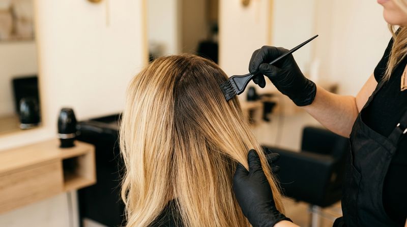 Boy blonde com raiz visível que se funde em tons dourados quentes, aspecto natural e despojado