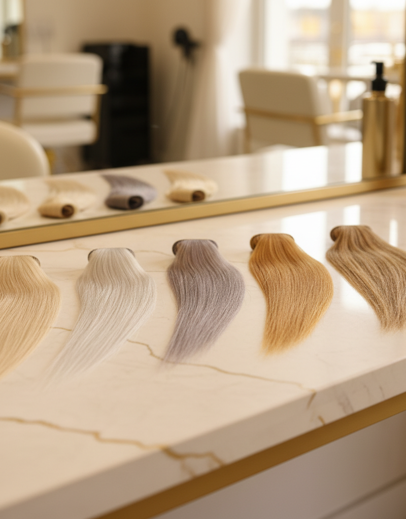 Comparativa de cashmere blonde frente a otros tipos de rubio: platino, ceniza, miel y dimensional