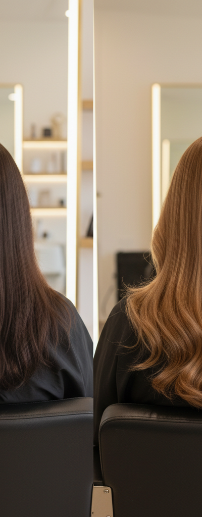 Antes y despues correccion de color de nivel 4 a nivel 5