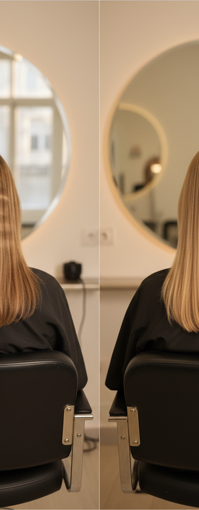 Antes y despues correccion de color de nivel 6 a nivel 7