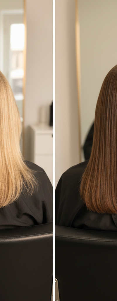 Antes y despues correccion de color de nivel 7 a nivel 6