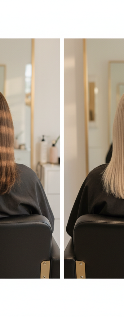 Antes y despues correccion de color de nivel 8 a nivel 9