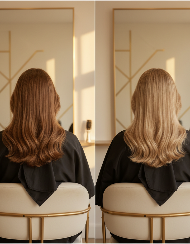 Antes y despues color completo de nivel 5 a nivel 7