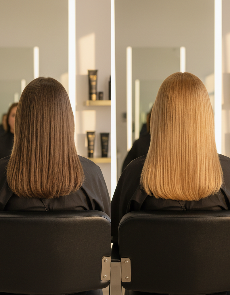 Antes y despues color completo de nivel 6 a nivel 7