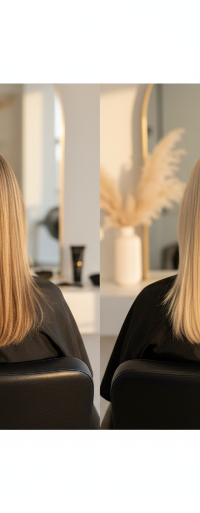 Antes y despues color completo de nivel 6 a nivel 8