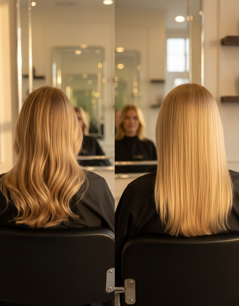 Antes y despues color completo de nivel 7 a nivel 8