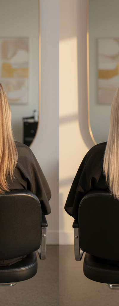 Antes y despues color completo de nivel 7 a nivel 9