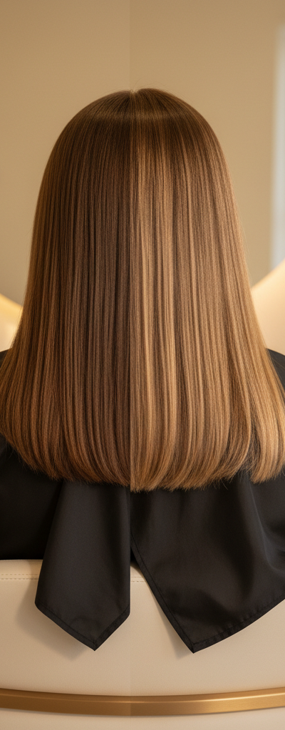 Antes y despues mechas de nivel 4 a nivel 6