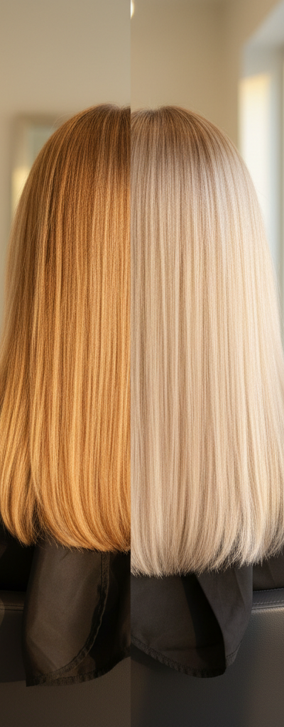 Antes y despues mechas de nivel 7 a nivel 10