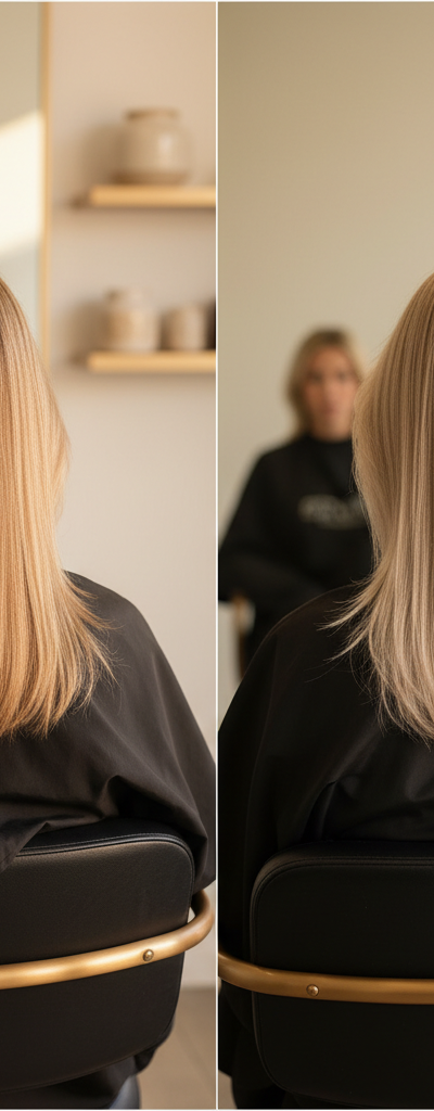 Antes y despues mechas de nivel 7 a nivel 9