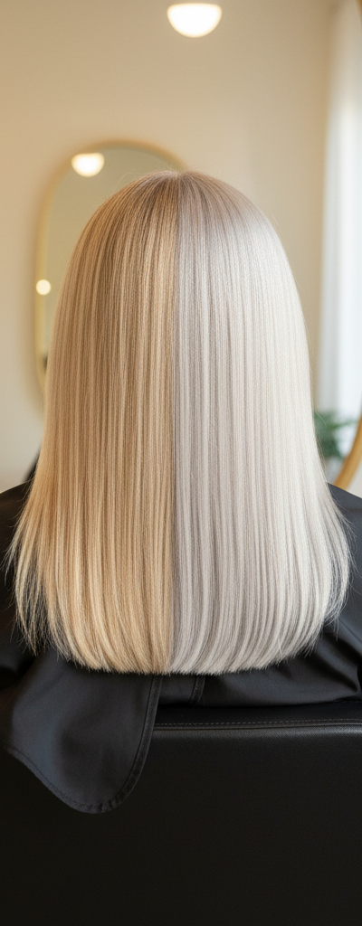 Antes y despues mechas de nivel 8 a nivel 10