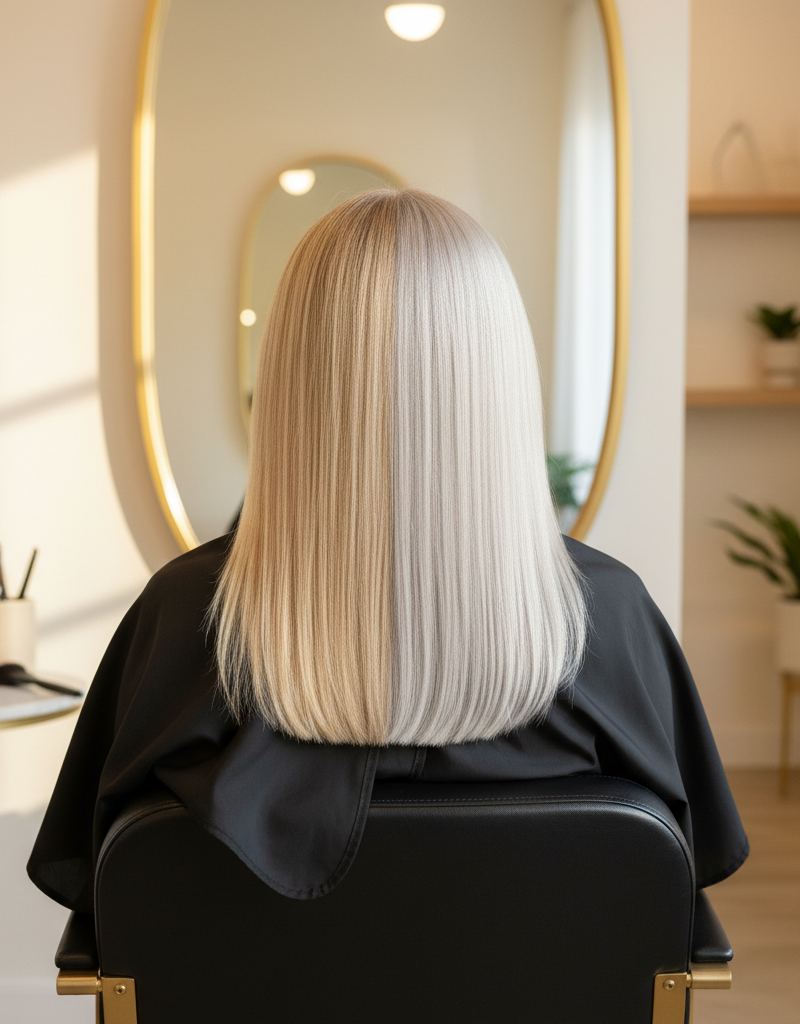 Antes y despues mechas de nivel 8 a nivel 10