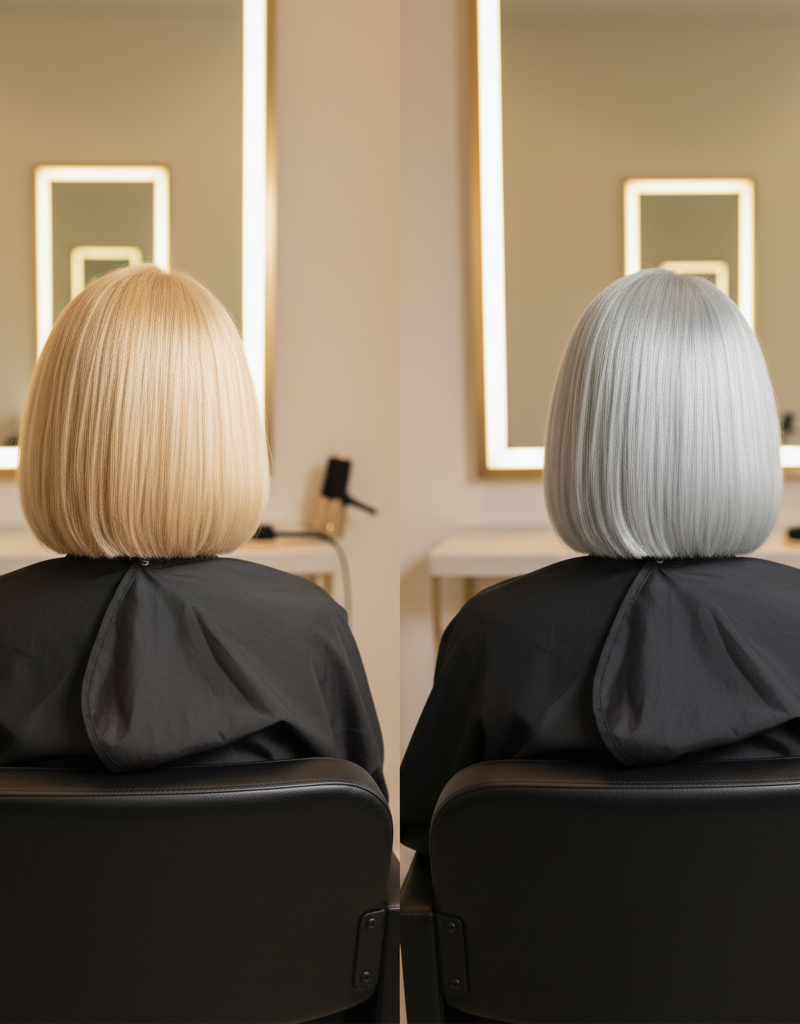 Antes y despues toner nivel 10 con neutralizacion tonal