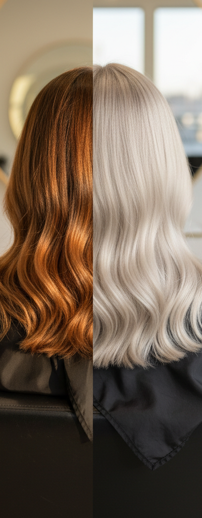 Antes y despues toner de nivel 6 a nivel 7