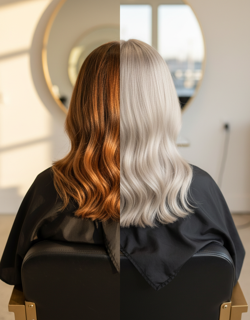 Antes y despues toner de nivel 6 a nivel 7