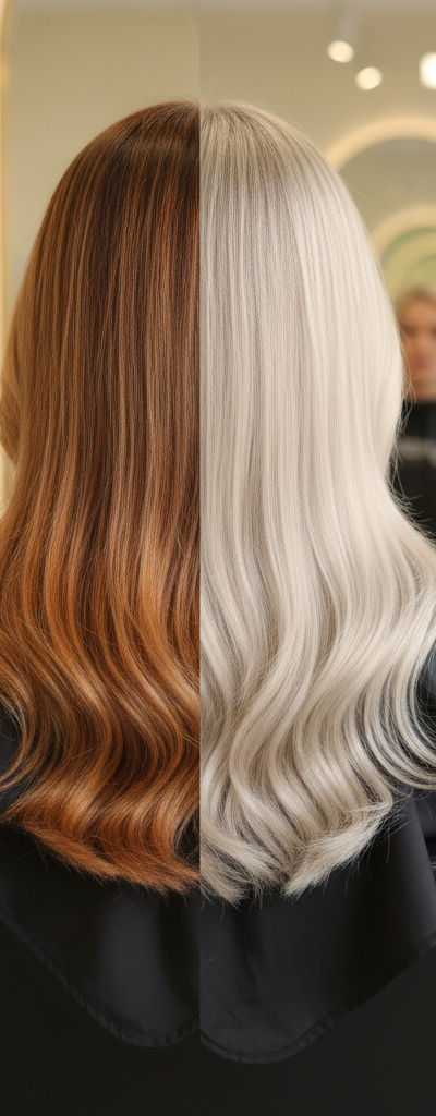 Antes y despues toner de nivel 6 a nivel 8