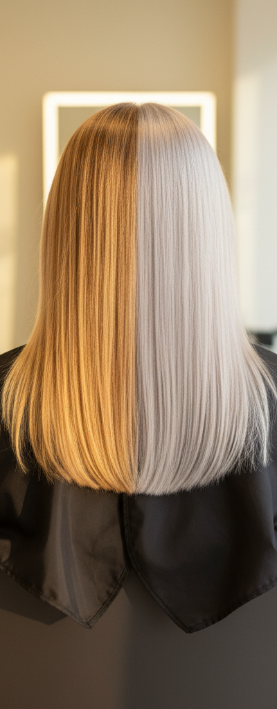 Antes y despues toner de nivel 8 a nivel 10