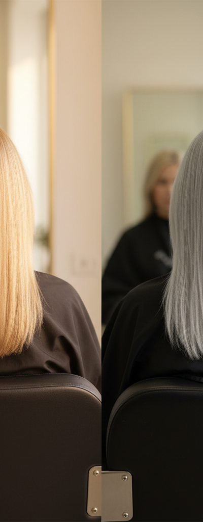 Antes y despues toner de nivel 9 a nivel 10