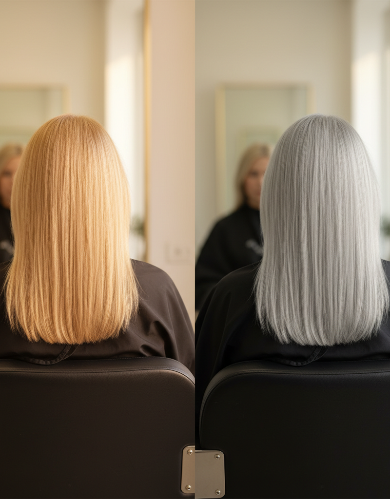 Antes y despues toner de nivel 9 a nivel 10