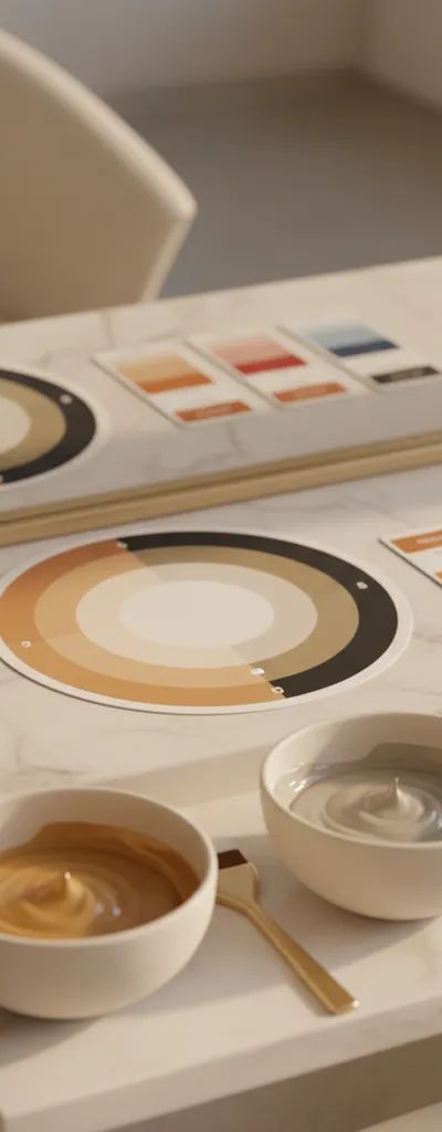 Rueda cromática profesional con muestras de cabello mostrando diferentes niveles de color