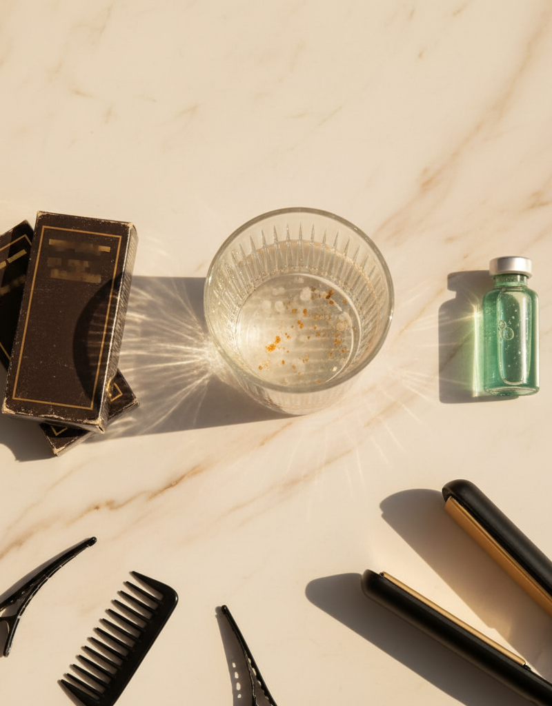 Tres fuentes de contaminación metálica en el cabello: agua del grifo, tintes antiguos y piscina