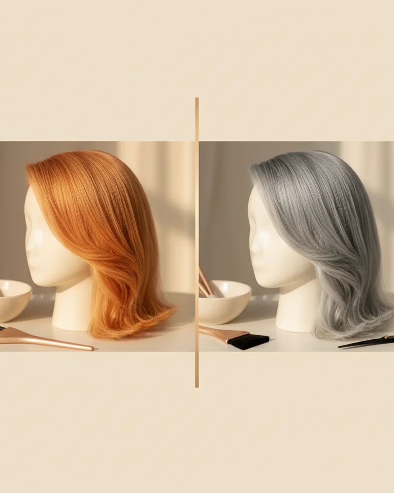 Antes y después: corrección de tonos anaranjados