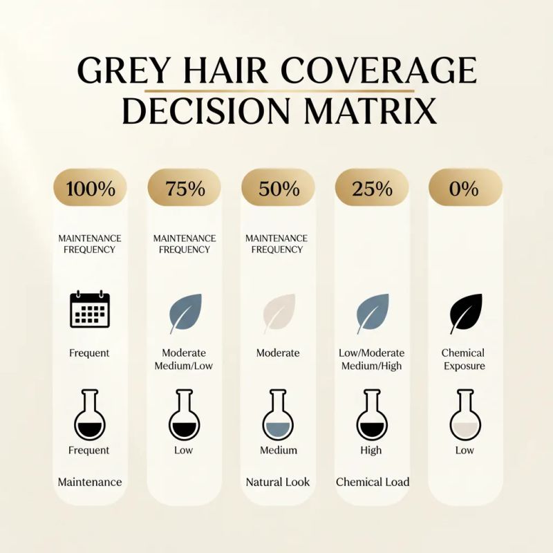 Decision matrix for choosing the right grey coverage level