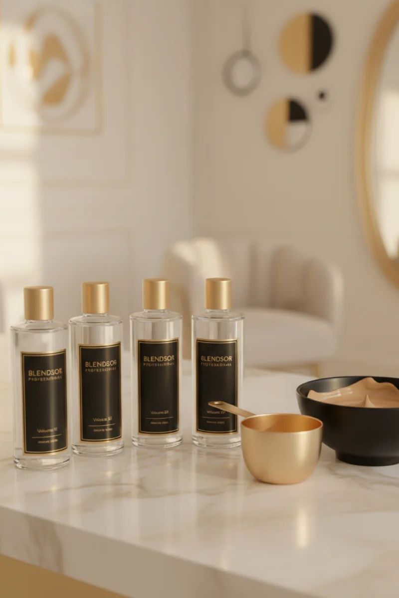 Botellas de oxidante profesional en diferentes volúmenes 10, 20, 30 y 40