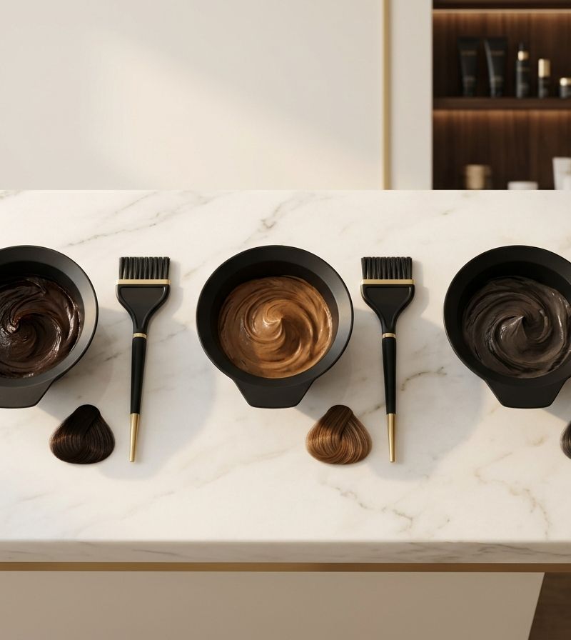 Shadow root with foil formula chart for dimensional blonde, lived-in bronde, and platinum with depth