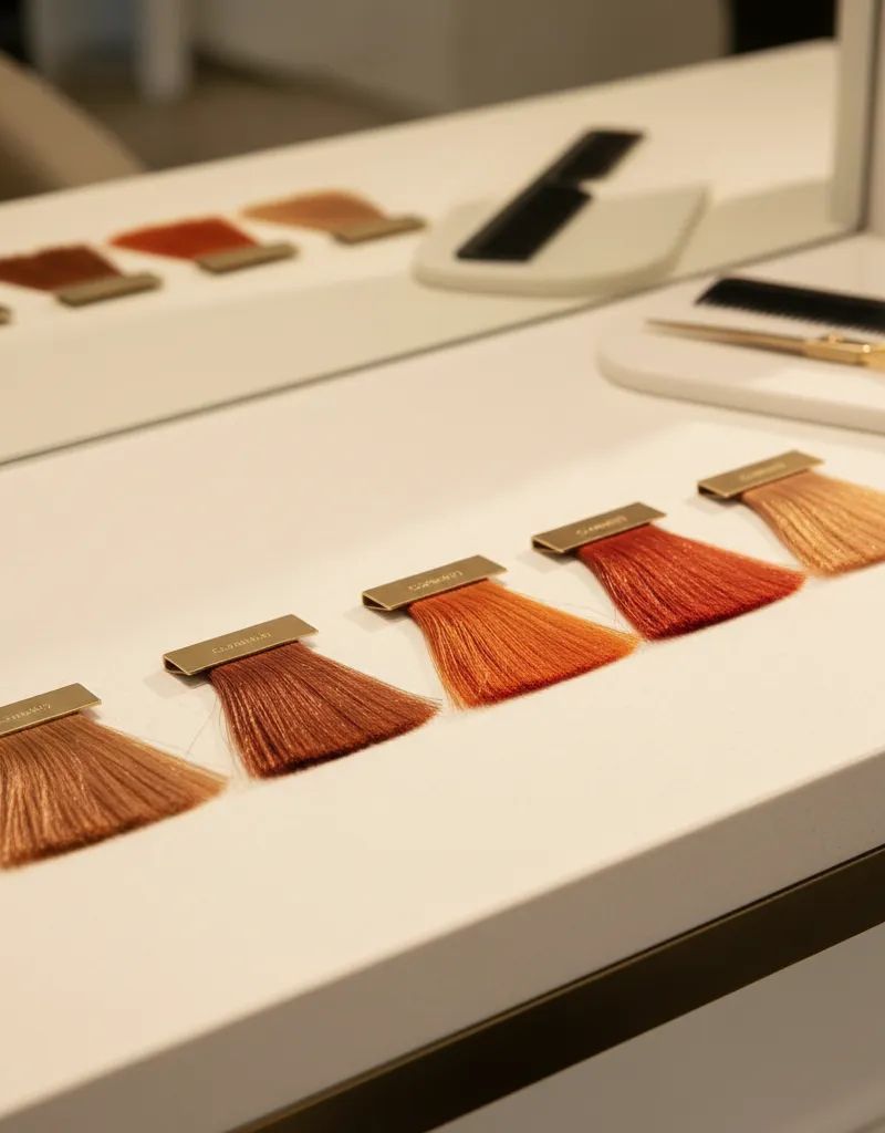 Spectrum of copper tones from subtle cinnamon to vibrant sunset copper