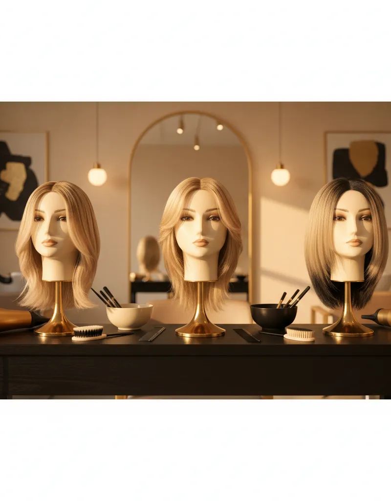 Complementary techniques: money pieces, face framing and shadow root applied in professional salon